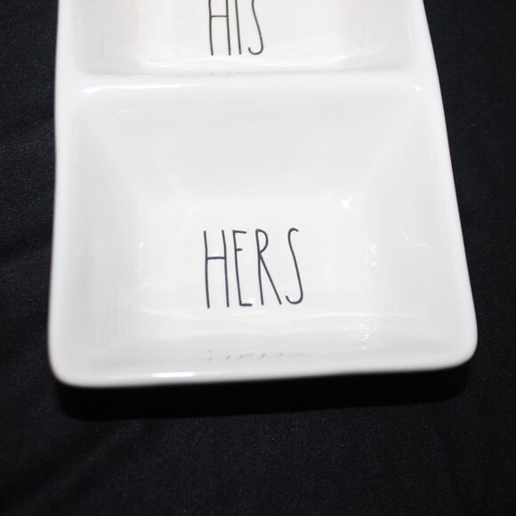 Rae Dunn His and Hers Dish Artisan Collection by Magenta - Picture 2 of 11